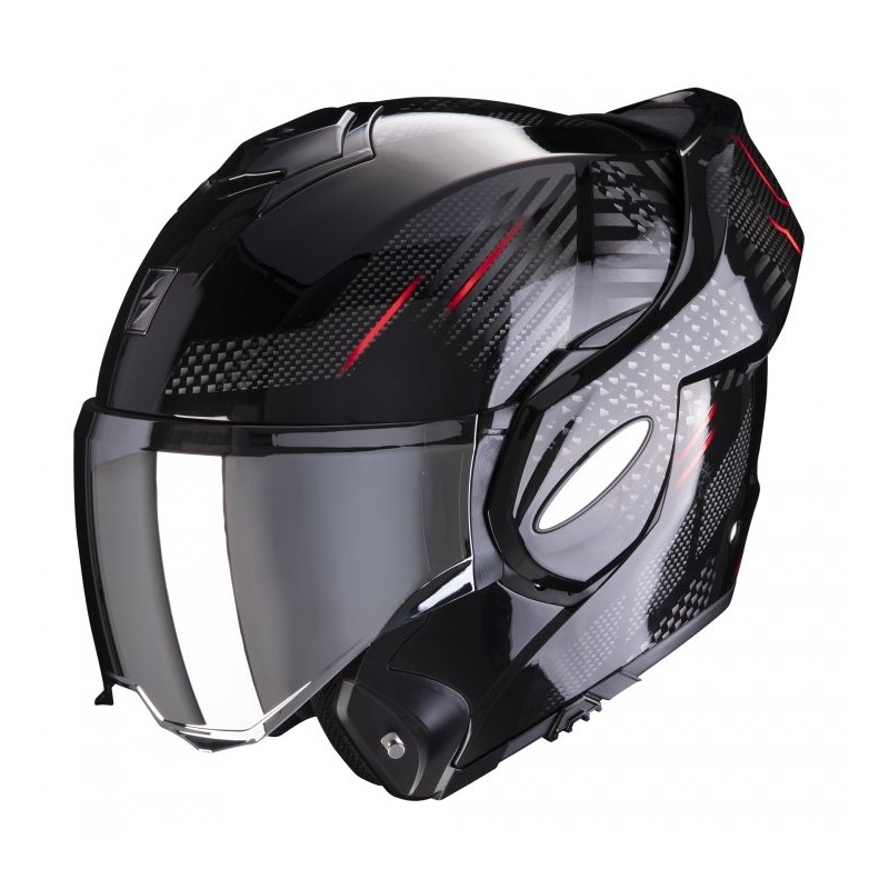 Překlápěcí přilba Scorpion EXO-TECH Pulse černo-červená
