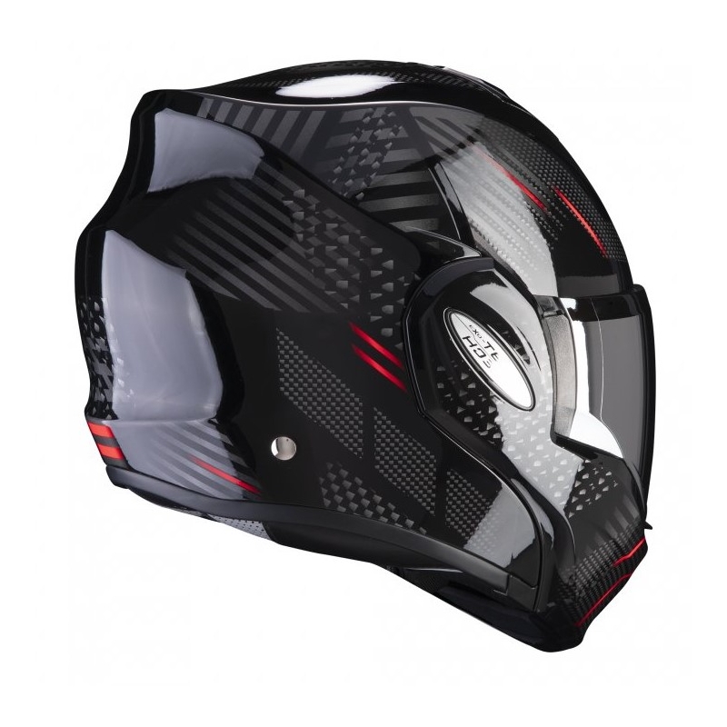 Překlápěcí přilba Scorpion EXO-TECH Pulse černo-červená
