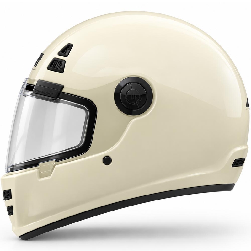 Fullface motorcykelhjelm MT Jarama SV Pure A3 creme