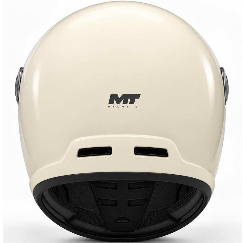 Fullface motorcykelhjelm MT Jarama SV Pure A3 creme