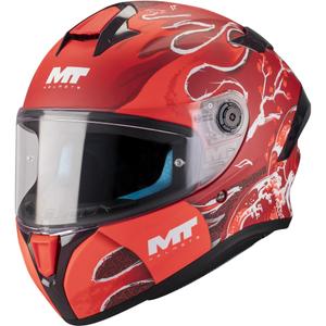 Fullface motorcykelhjelm MT Targo S Yamanaka_26_Sæson C5 mat rød