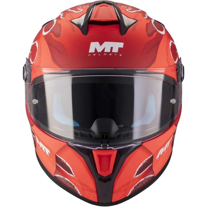 Fullface motorcykelhjelm MT Targo S Yamanaka_26_Sæson C5 mat rød