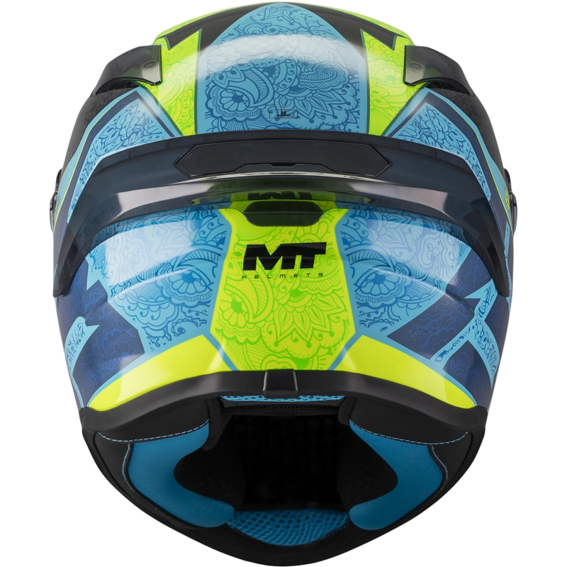 Integralhjelm MT Targo S Danish_26_Brasil C3 blå-fluo gul-rød