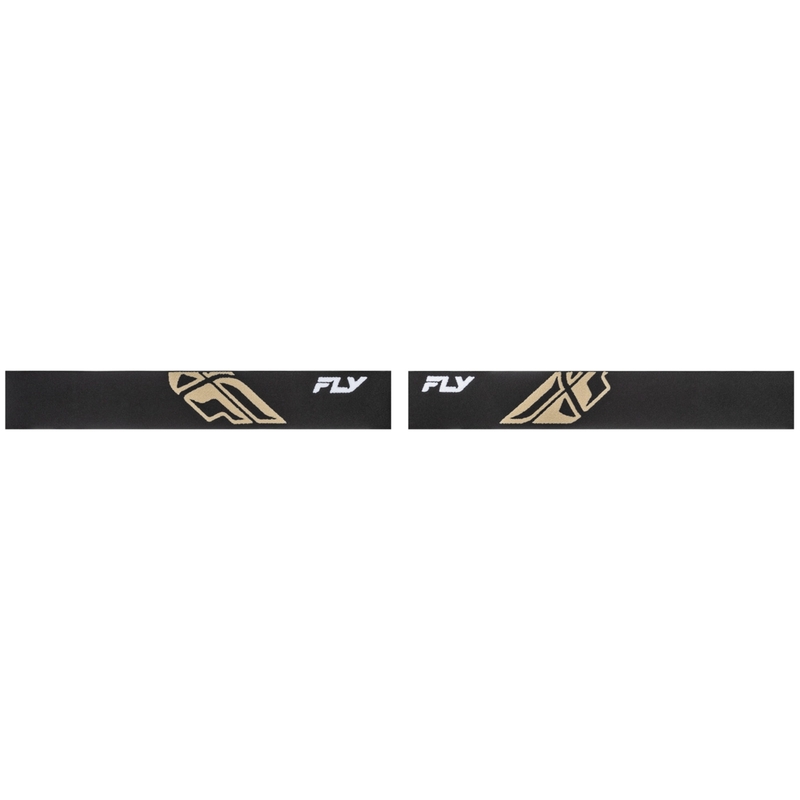 Fly Racing Focus motocrossbriller sort-khaki med klar plexiglas