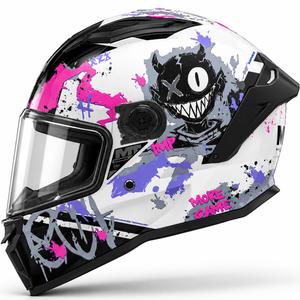Integralhjelm MT Stinger 2 IMP A8 hvid-sort-pink