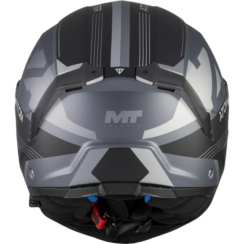 Flip-up motorcykelhjelm MT Atom 2 SV Kaster C2 mat sort-grå