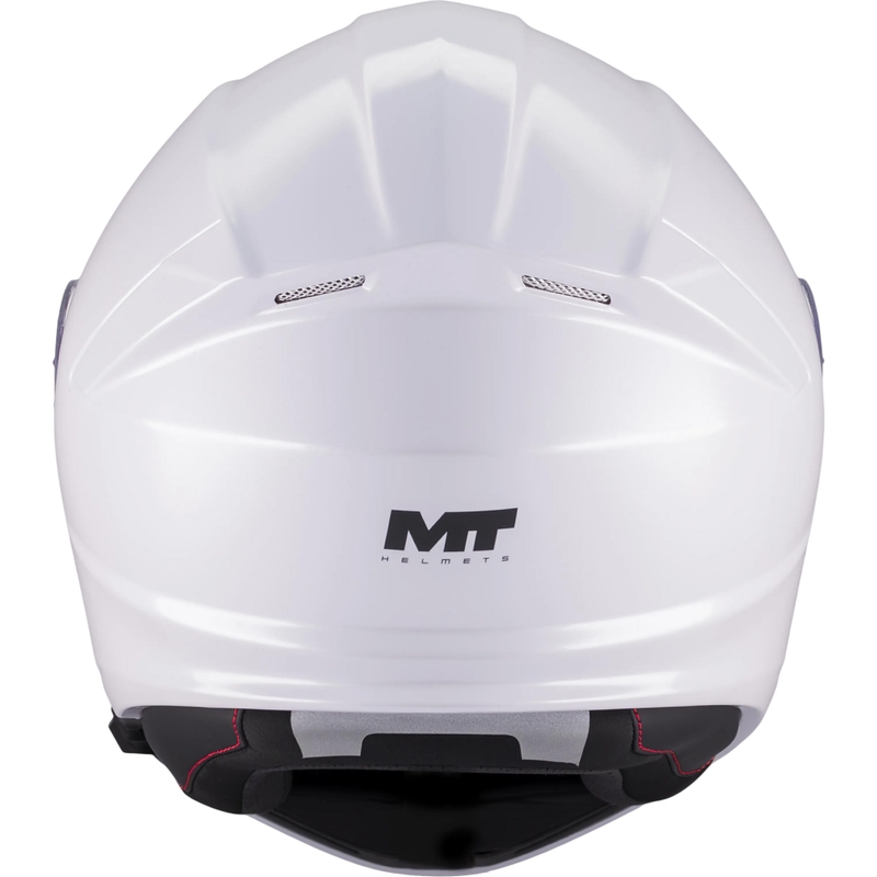 Flip-up motorcykelhjelm MT Genesis R SV A0 hvid