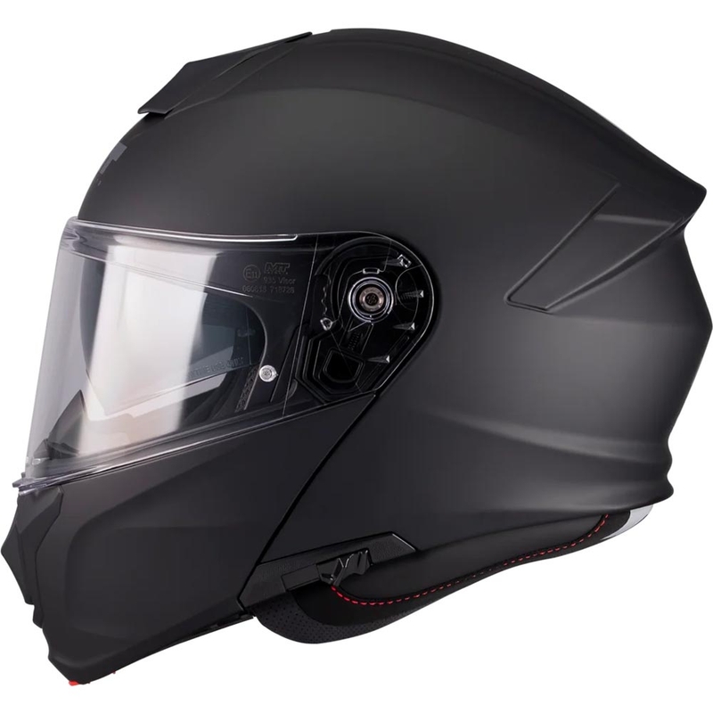 Flip-up motorcykelhjelm MT Genesis R SV A1 matsort