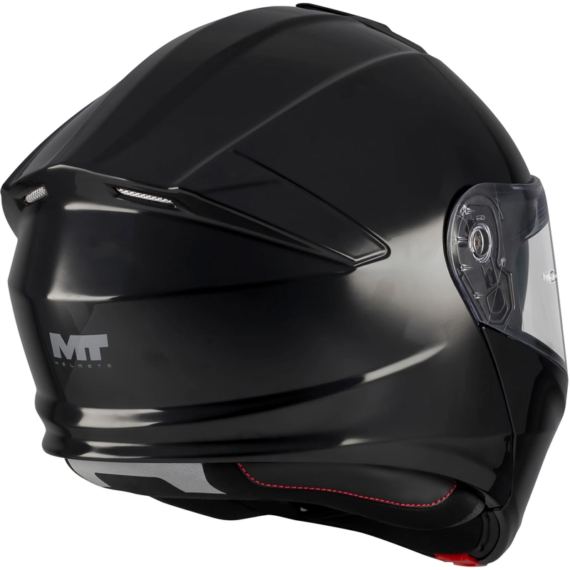 Flip-up motorcykelhjelm MT Genesis R SV A1 sort