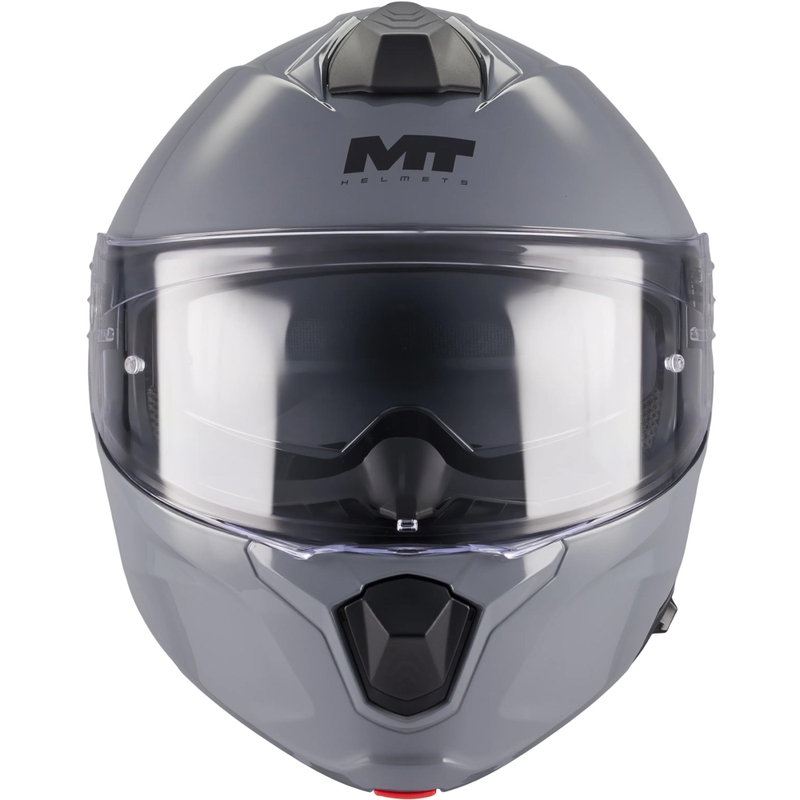 Flip-up motorcykelhjelm MT Genesis R SV A12 grå