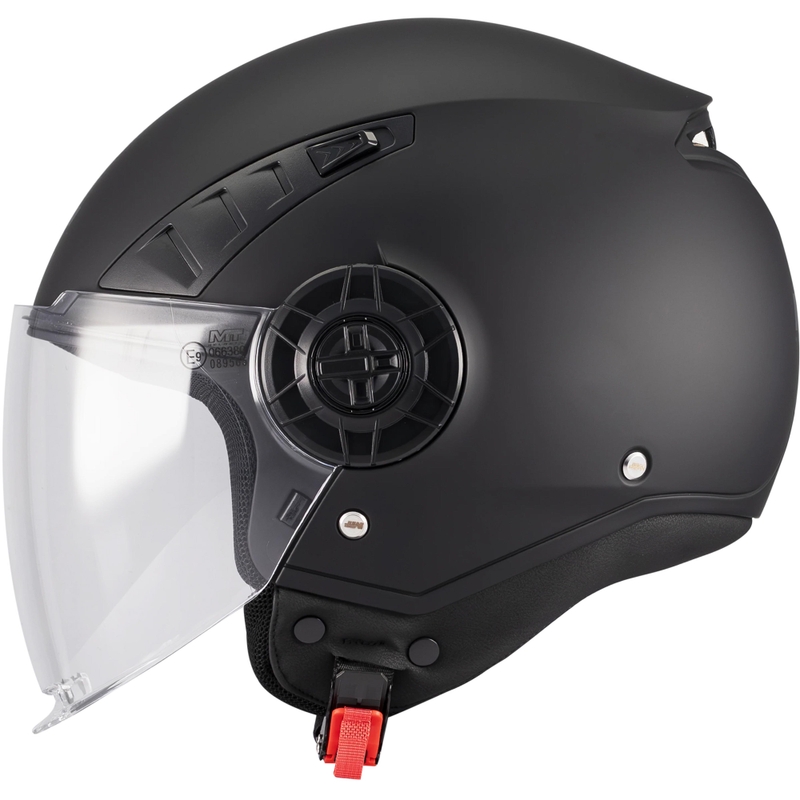 Åben motorcykelhjelm MT Aeris Pure A1 matsort