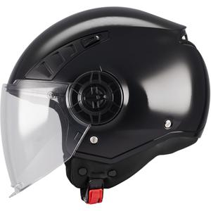 Åben motorcykelhjelm MT Aeris Pure A1 sort