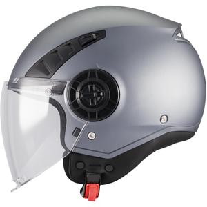 Åben motorcykelhjelm MT Aeris Pure A2 matgrå