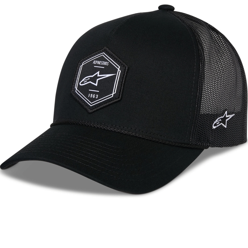 Alpinestars Hexeon Trucker Kasket, sort-sort