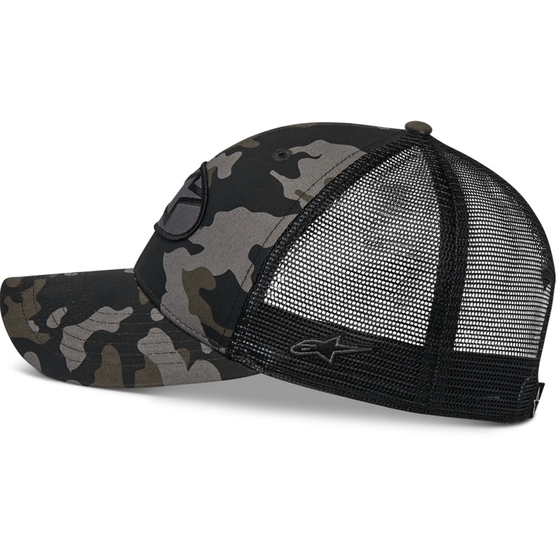 Alpinestars Oblique Camo Trucker Kasket sort-camo-sort