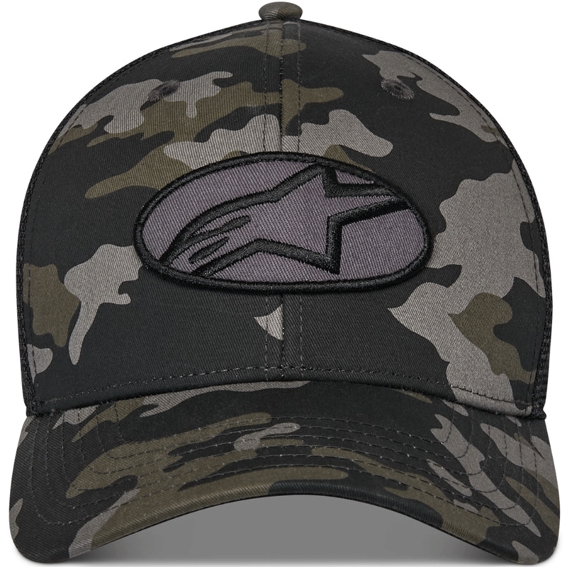 Alpinestars Oblique Camo Trucker Kasket sort-camo-sort