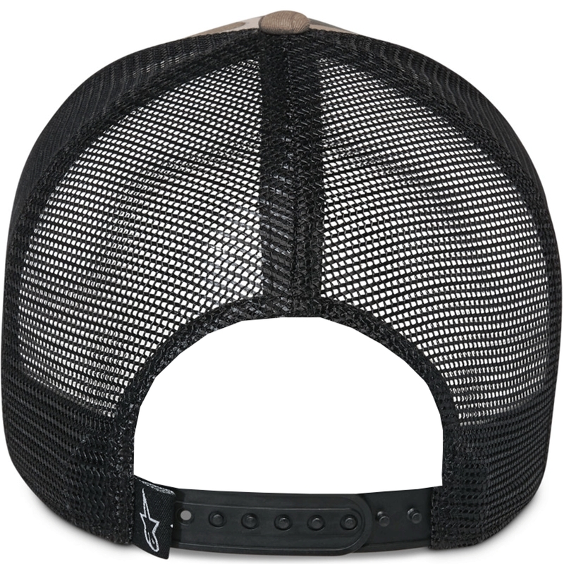 Alpinestars Oblique Camo Trucker Kasket, grøn-camo-sort