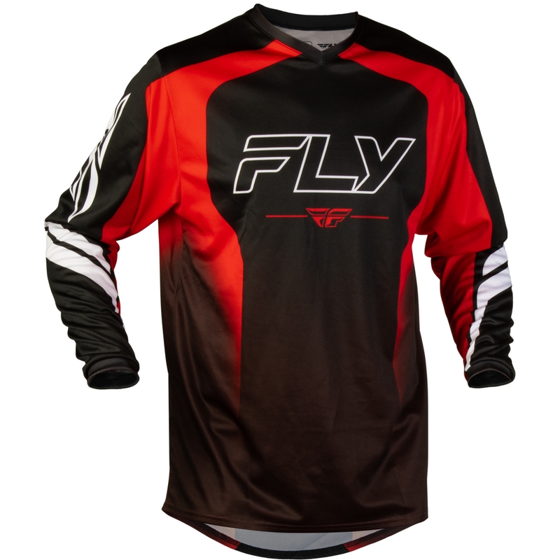 FLY Racing F-16 Raze motocrosstrøje sort-rød-hvid