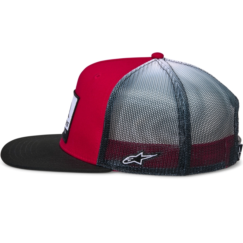 Alpinestars Cali Gradient Trucker Kasket rød-sort-hvid