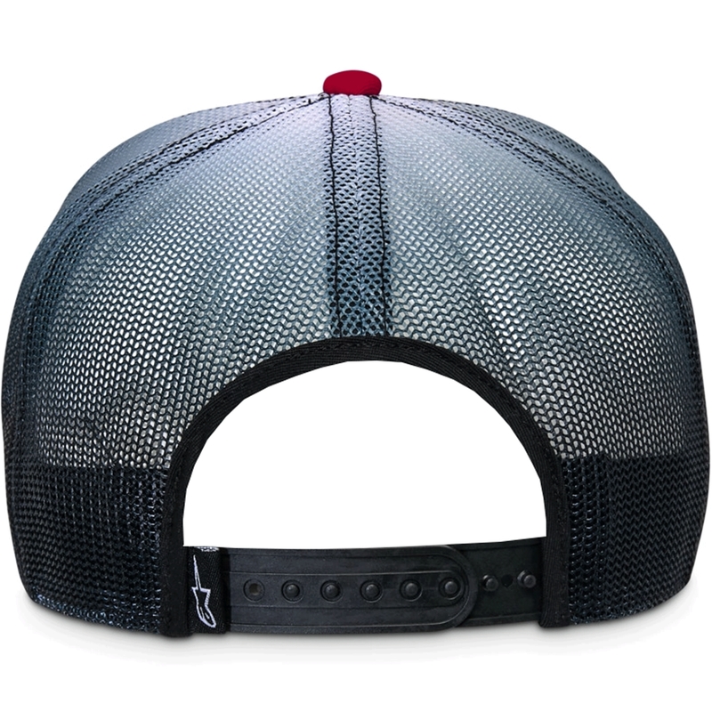Alpinestars Cali Gradient Trucker Kasket rød-sort-hvid