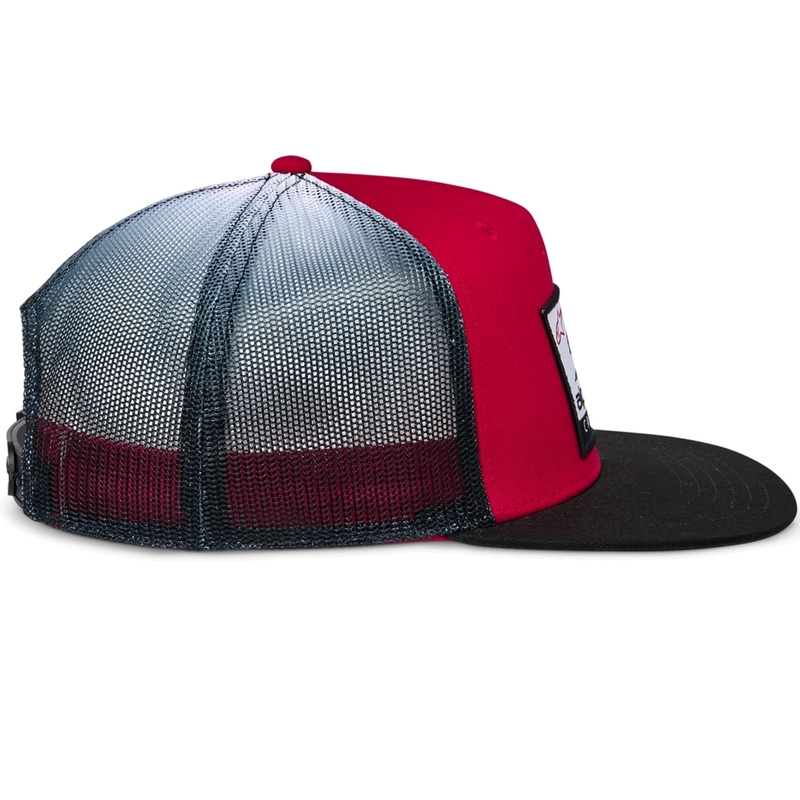 Alpinestars Cali Gradient Trucker Kasket rød-sort-hvid