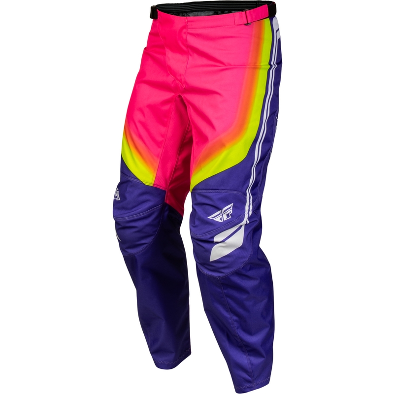FLY Racing F-16 Raze motorcykel motocross bukser lilla-rød-gul