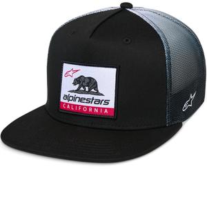 Alpinestars Cali Gradient Trucker Kasket, sort-hvid