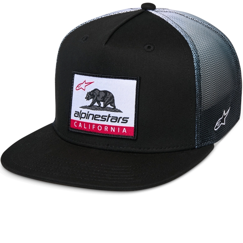 Alpinestars Cali Gradient Trucker Kasket, sort-hvid