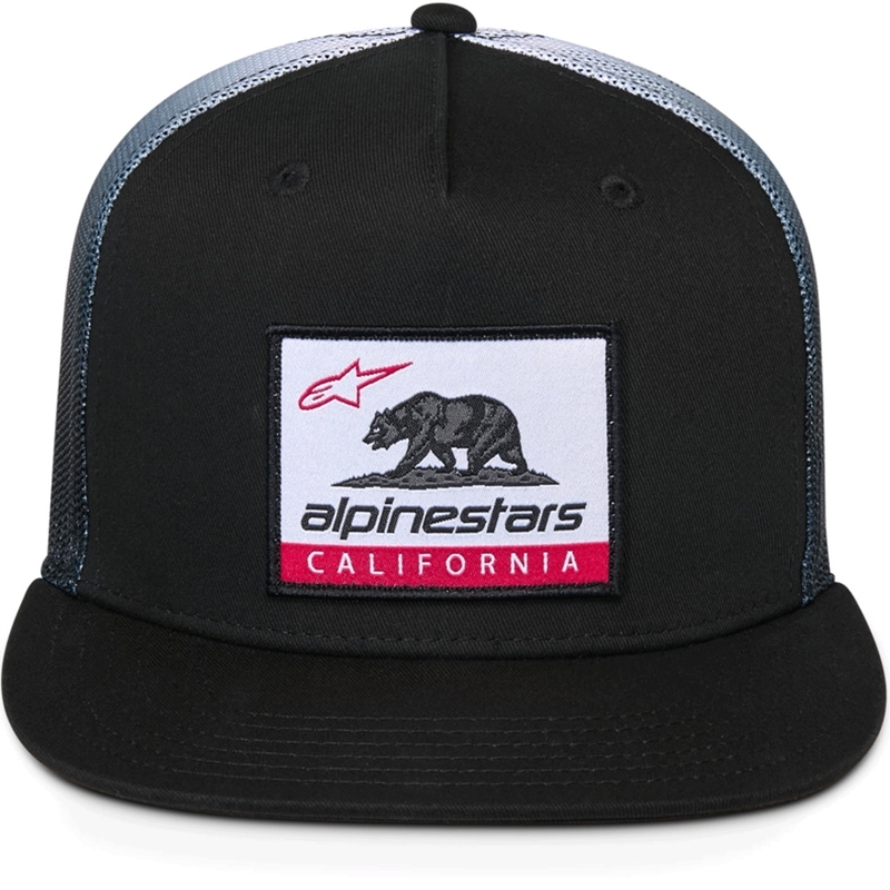 Alpinestars Cali Gradient Trucker Kasket, sort-hvid
