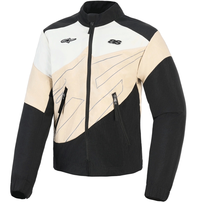 Alpinestars Stella Moshell dame motorcykeljakke sort-sandhvid-pink