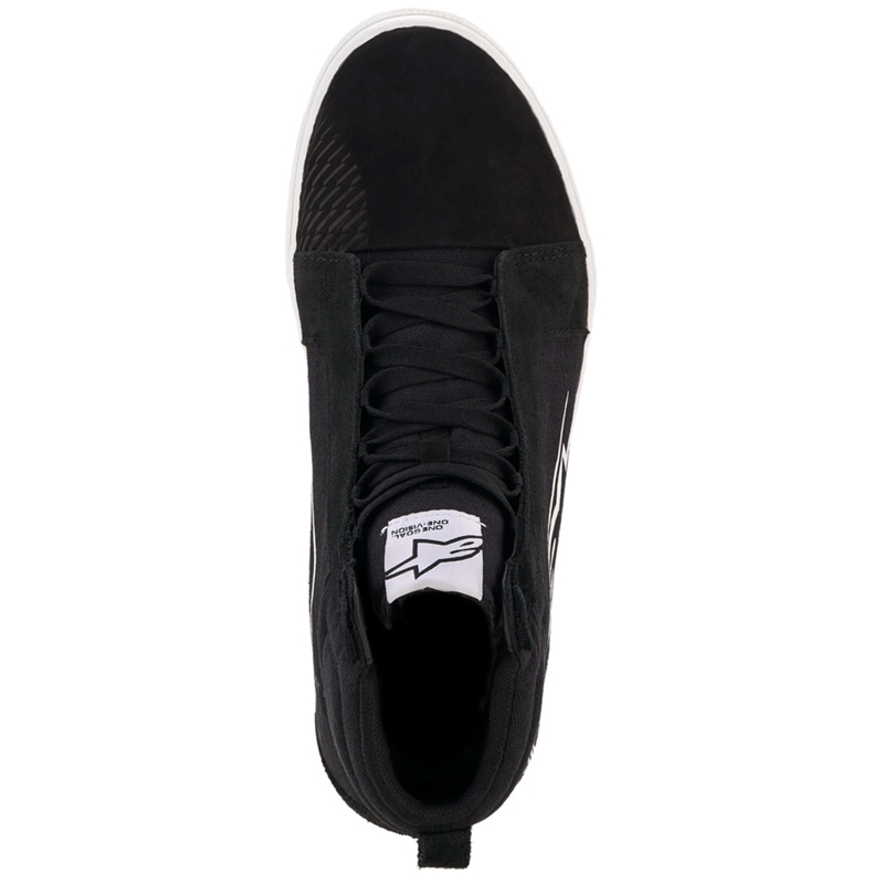 Alpinestars Ride-63 Canvas Motorcykelstøvler, Sort/Hvid