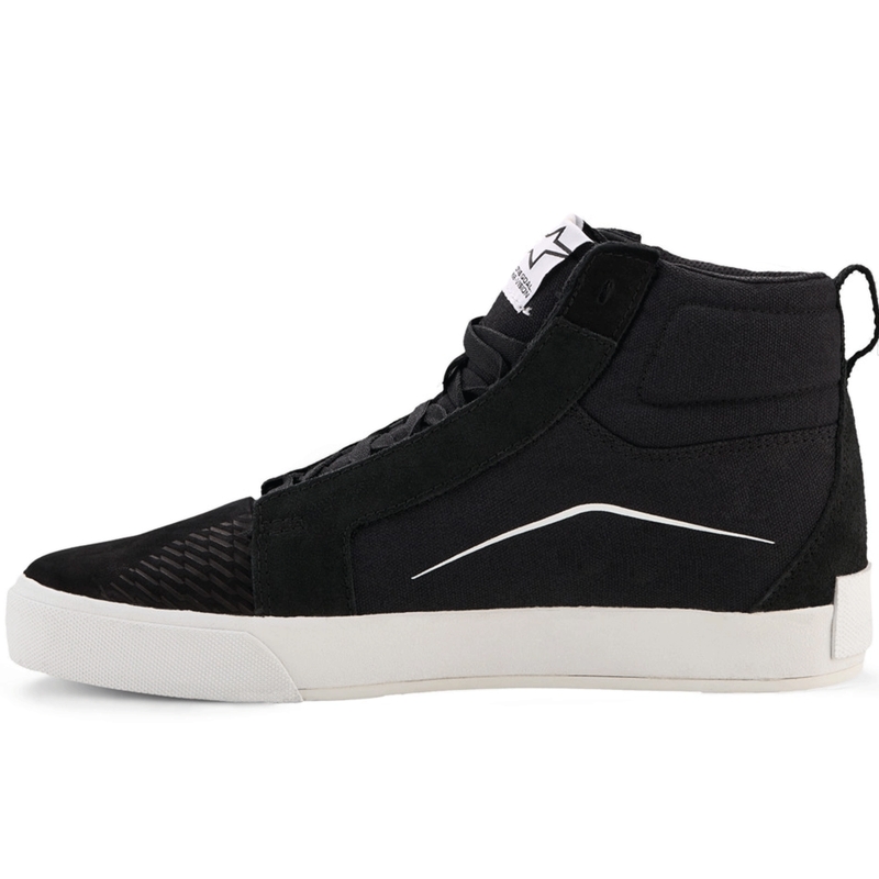 Alpinestars Ride-63 Canvas Motorcykelstøvler, Sort/Hvid