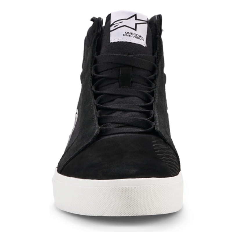 Alpinestars Ride-63 Canvas Motorcykelstøvler, Sort/Hvid