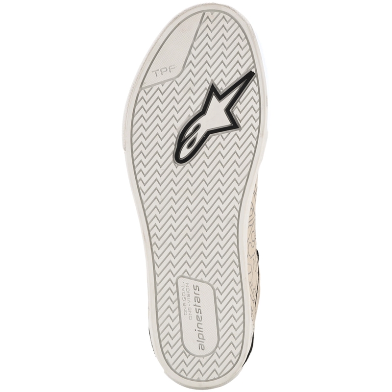 Alpinestars Ride-63 Canvas Motorcykelstøvler Sort/Lysegrå/Hvid