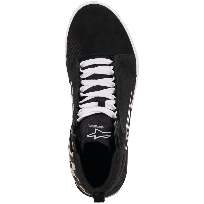 Alpinestars Ride-63 Canvas Motorcykelstøvler Sort/Lysegrå
