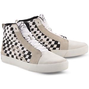 Motorcykelstøvler Alpinestars Ride-63 Canvas, Sort-Beige-Hvid