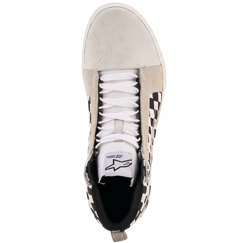 Motorcykelstøvler Alpinestars Ride-63 Canvas, Sort-Beige-Hvid