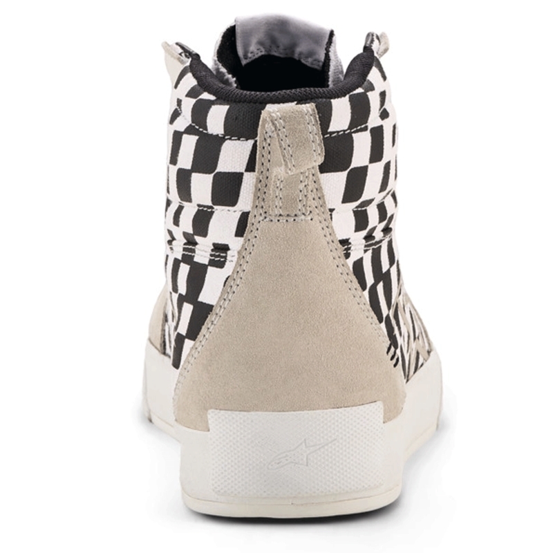 Motorcykelstøvler Alpinestars Ride-63 Canvas, Sort-Beige-Hvid
