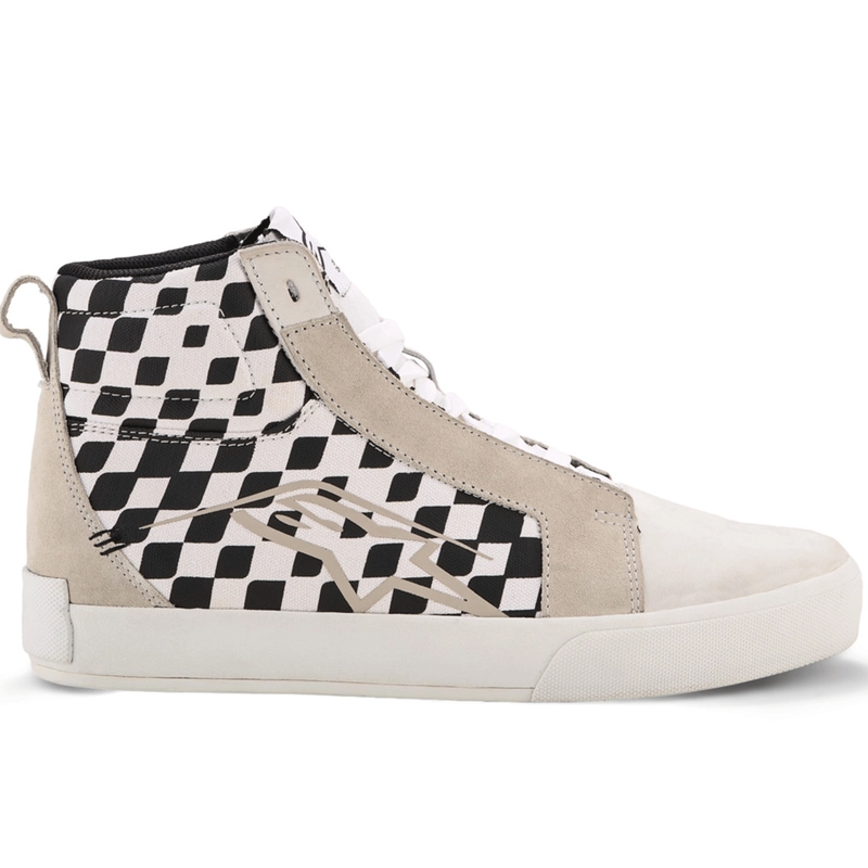 Motorcykelstøvler Alpinestars Ride-63 Canvas, Sort-Beige-Hvid