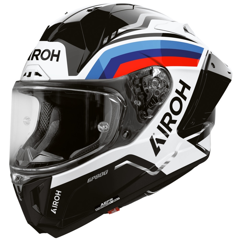 Airoh GP 800 Lane full face motorcykelhjelm, sort