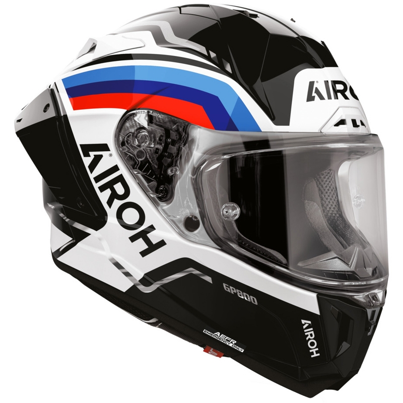 Airoh GP 800 Lane full face motorcykelhjelm, sort
