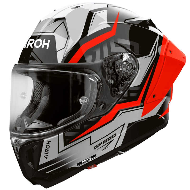 Airoh GP 800 Victory fullface motorcykelhjelm rød