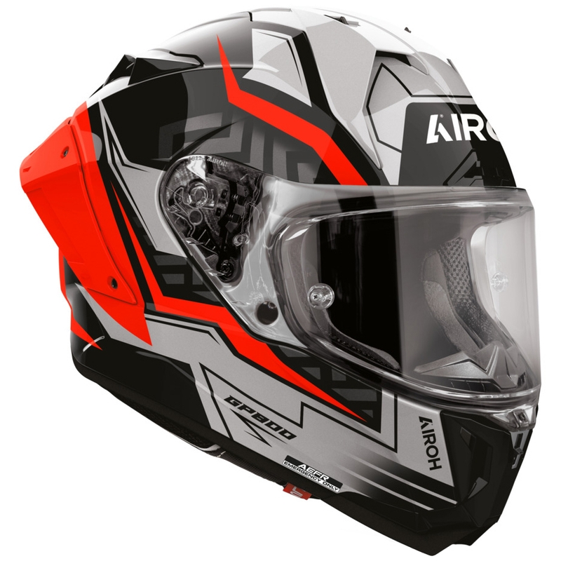 Airoh GP 800 Victory fullface motorcykelhjelm rød