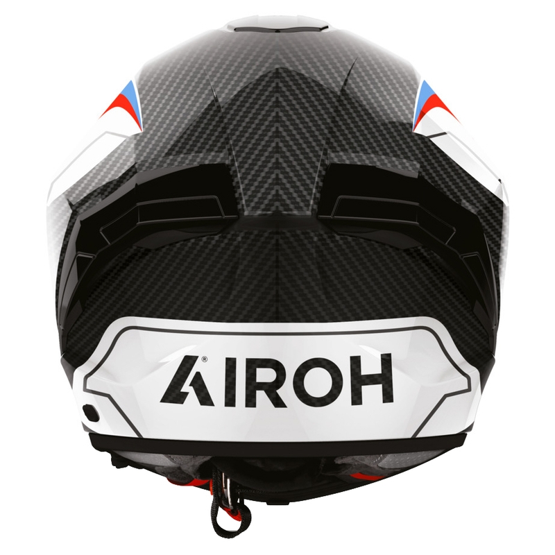 Airoh Matryx Carbon Rank integralhjelm sort-hvid-blå
