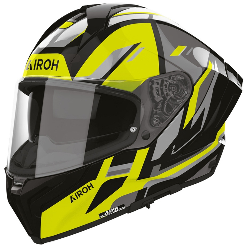 Airoh Matryx Sentry full face motorcykelhjelm gul
