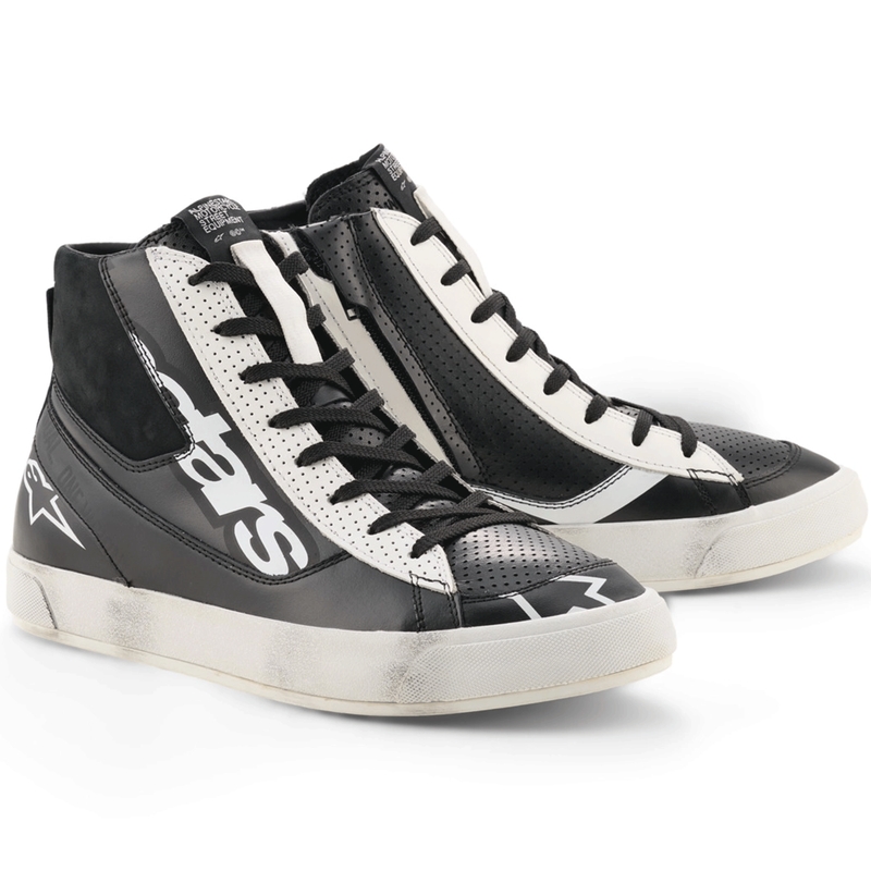 Alpinestars Stated Flair motorcykelstøvler sort-hvide