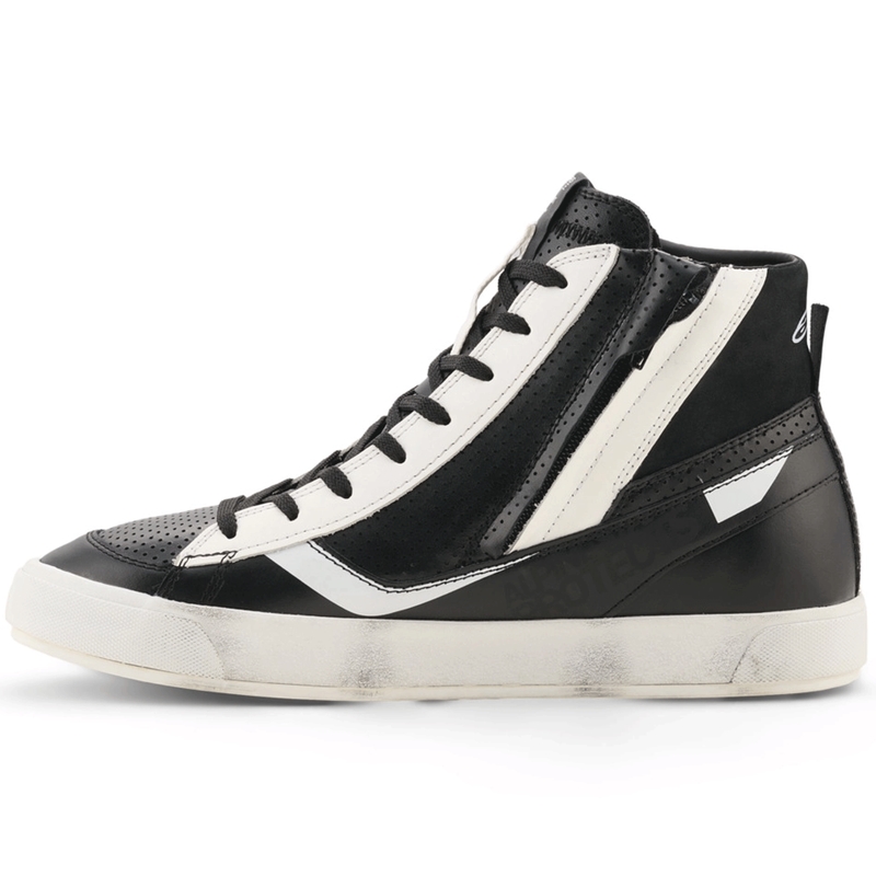 Alpinestars Stated Flair motorcykelstøvler sort-hvide