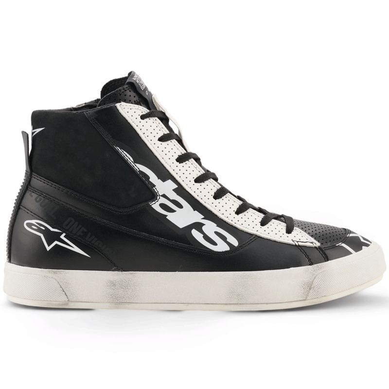 Alpinestars Stated Flair motorcykelstøvler sort-hvide
