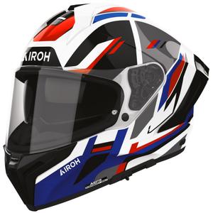 Airoh Matryx Sentry fullface motorcykelhjelm rød-blå