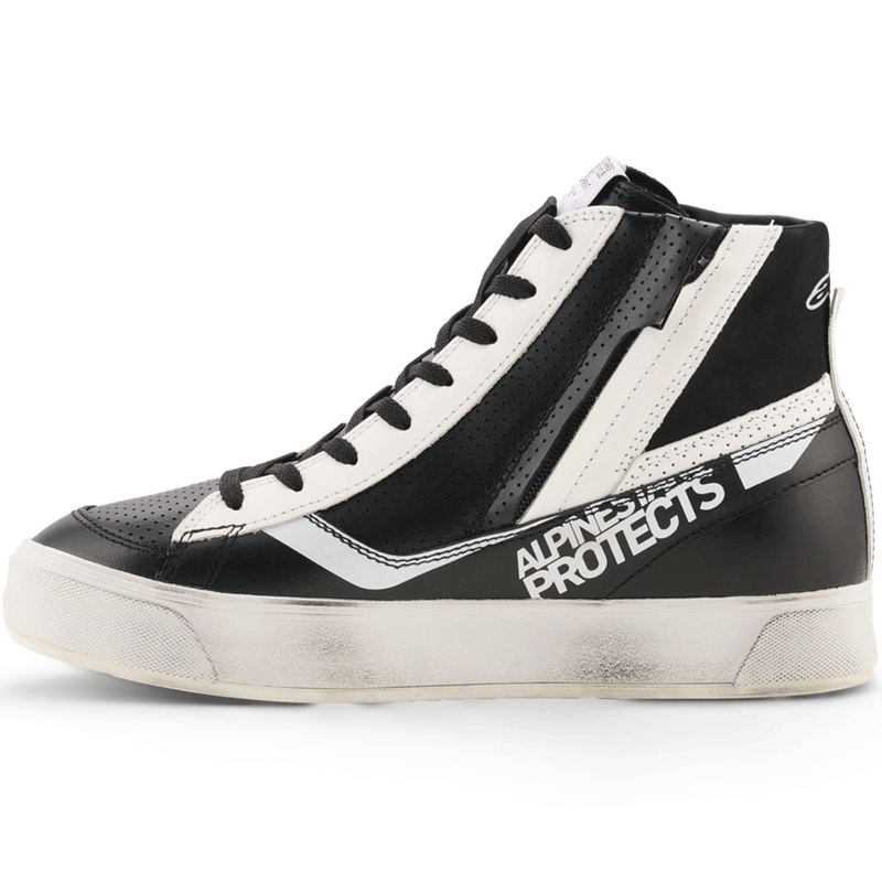 Alpinestars Stella Stated Flair dame motorcykelstøvler sort-hvid